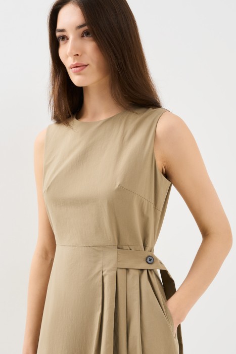 платье из хлопка из россии вид сбоку