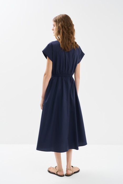 платье из хлопка по цене 2410 руб вид справа