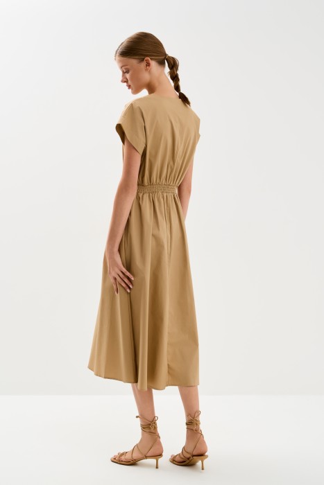 платье из хлопка из россии вид сбоку