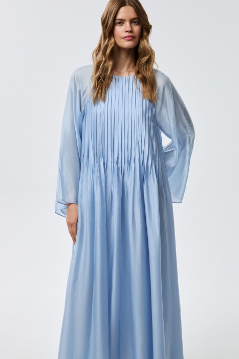 платье макси от бренда снежная королева вид слева