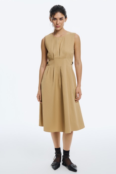 платье миди от бренда снежная королева вид слева