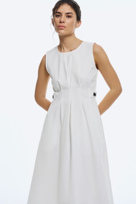 платье миди от бренда снежная королева вид слева