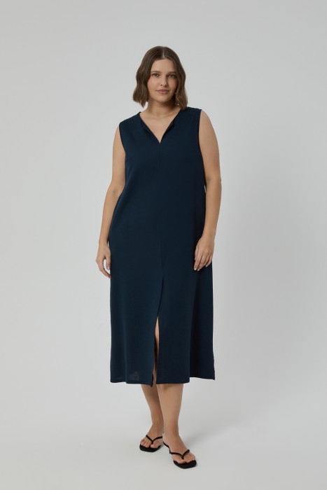 платье миди от бренда снежная королева вид слева