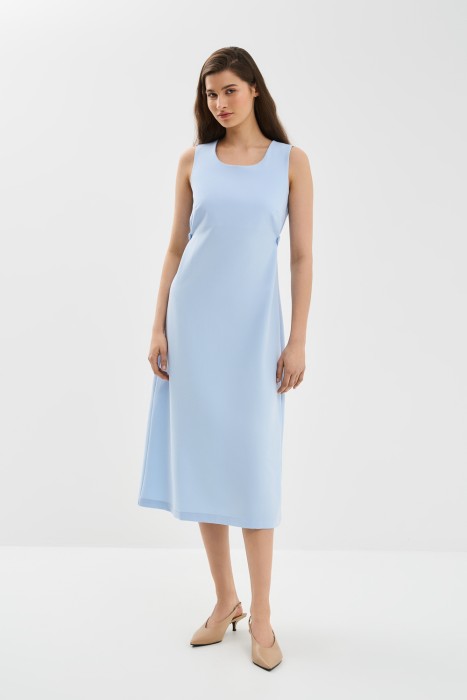 платье миди от бренда снежная королева вид слева