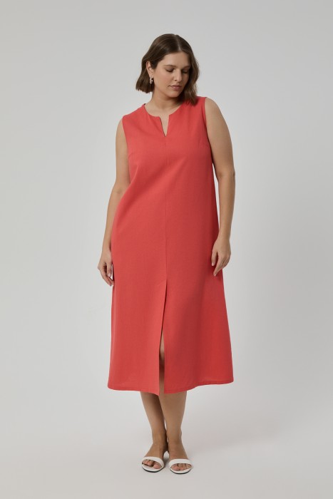 платье миди от бренда снежная королева вид слева