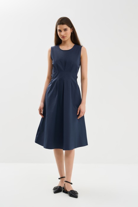 платье миди от бренда снежная королева вид слева