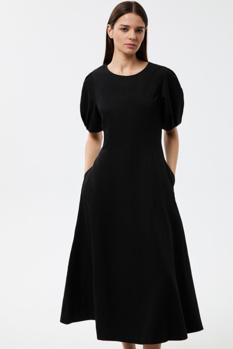 платье-миди от бренда снежная королева вид слева