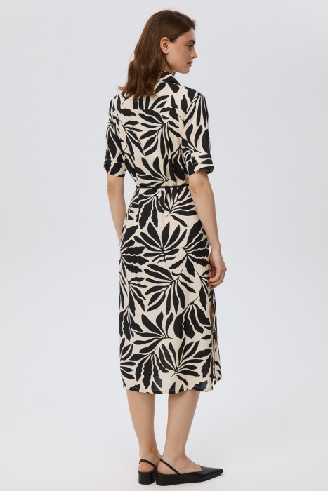 платье-рубашка с принтом по цене 2680 руб вид справа