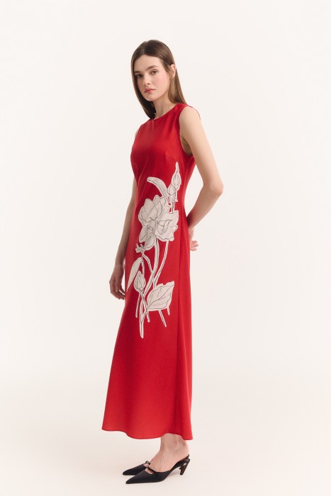 платье с акцентным принтом по цене 2580 руб вид справа