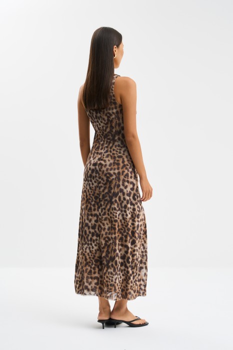 платье с анималистичным принтом из россии вид сбоку