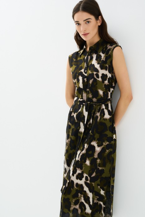 платье с анималистичным принтом 761970003 фотография