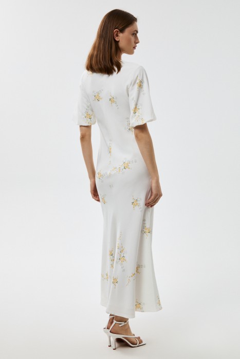 платье с цветочным принтом по цене 5030 руб вид справа