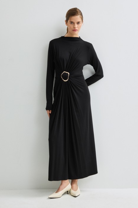 платье с драпировкой 802104003 фотография