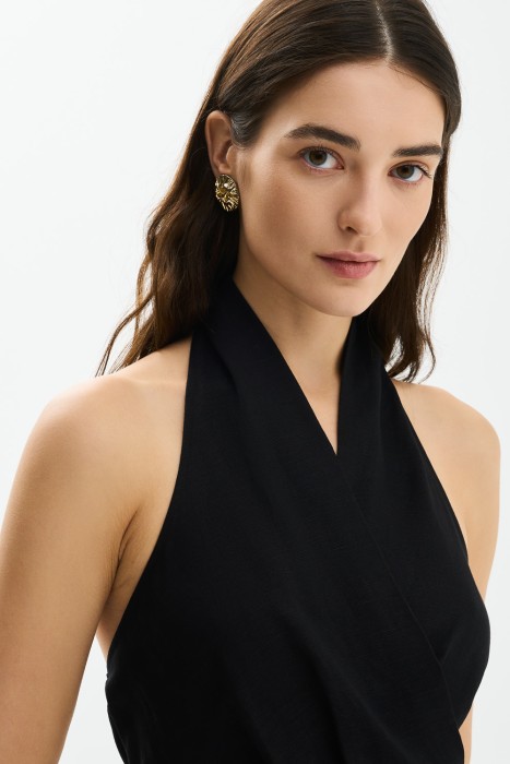 платье с открытой спинкой из россии вид сбоку