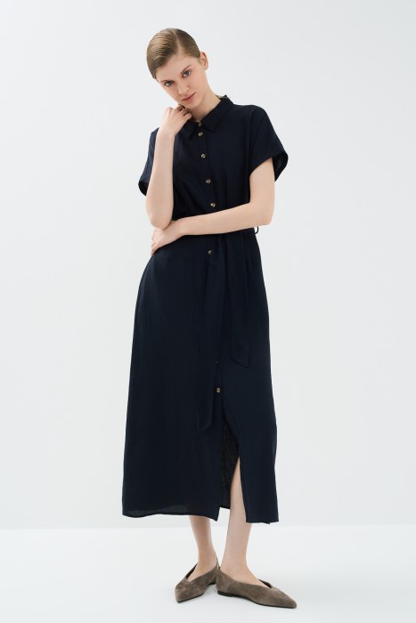 платье с поясом 754611003 фотография