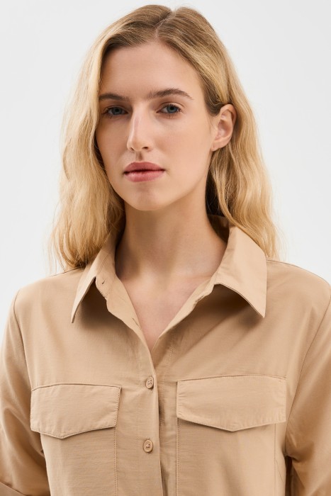 платье с поясом от бренда снежная королева вид слева