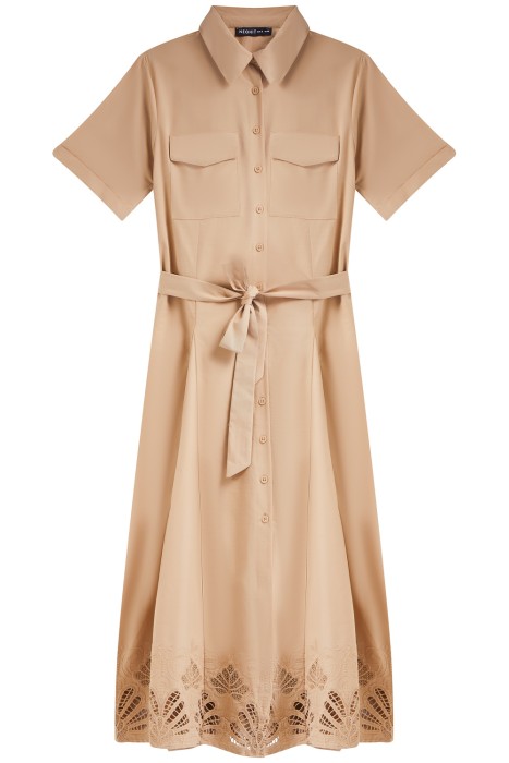 платье с поясом из россии вид сбоку