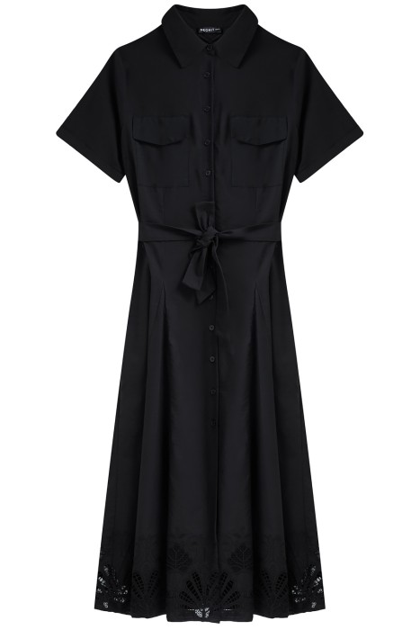 платье с поясом из россии вид сбоку