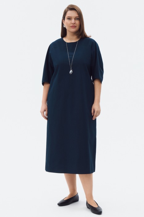 платье с поясом от бренда снежная королева вид слева