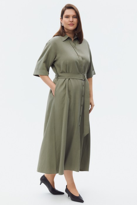 платье с поясом 821082003 фотография