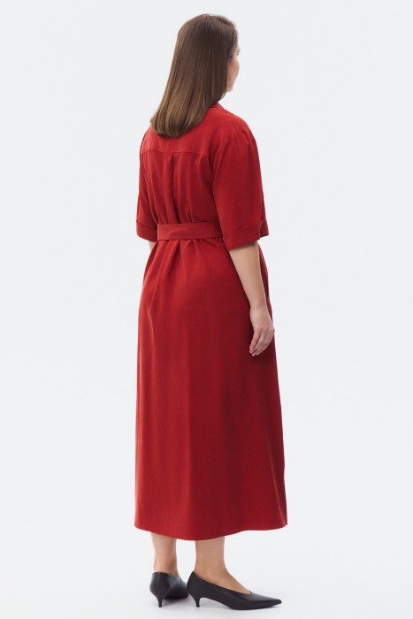 платье с поясом по цене 6370 руб вид справа