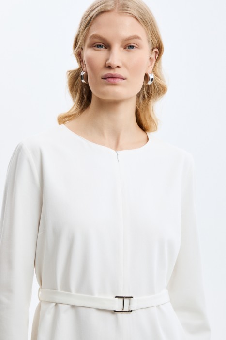 платье с поясом из россии вид сбоку