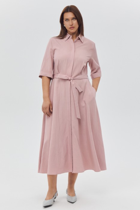 платье с поясом 823922003 фотография