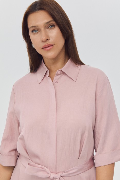 платье с поясом из россии вид сбоку