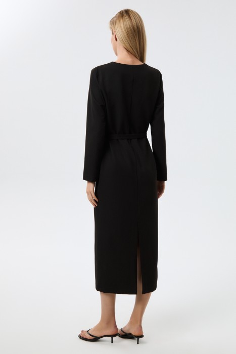 платье с поясом по цене 3320 руб вид справа