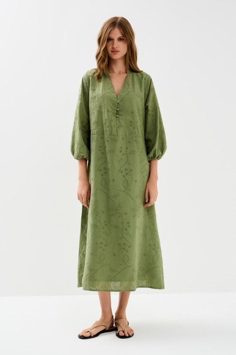 платье с поясом из россии вид сбоку