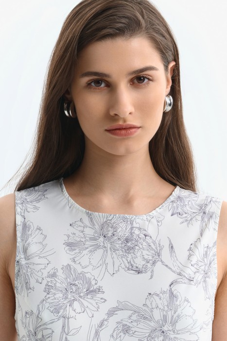 платье с принтом по цене 1780 руб вид справа