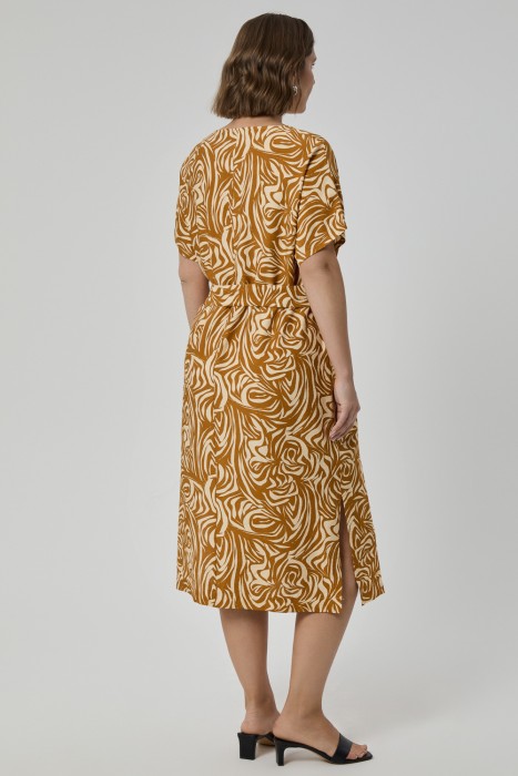 платье с принтом по цене 2440 руб вид справа