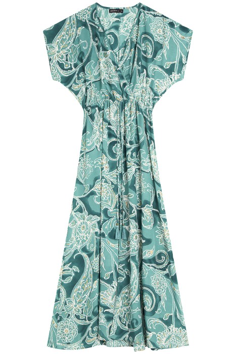 платье с принтом из россии вид сбоку