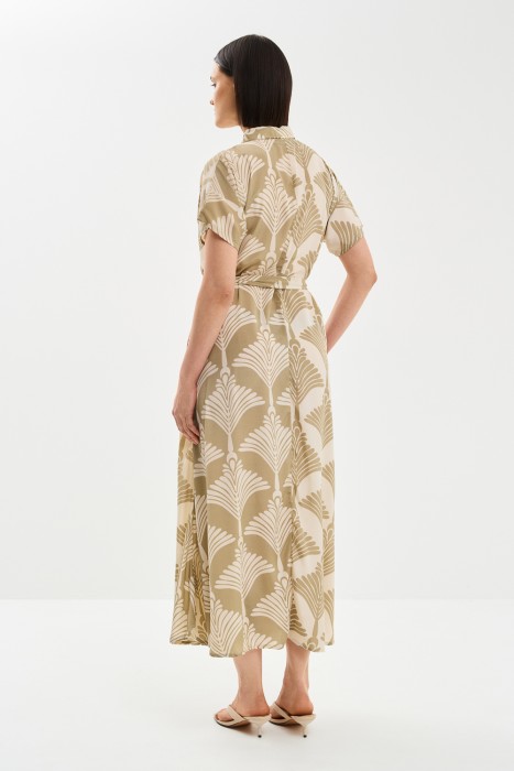 платье с принтом по цене 1370 руб вид справа