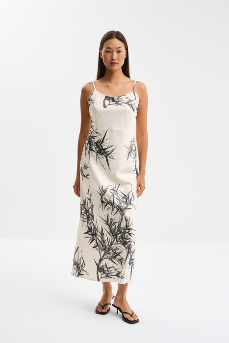 платье с принтом от бренда снежная королева вид слева