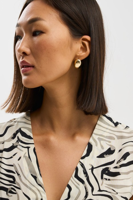 платье с принтом от бренда снежная королева вид слева