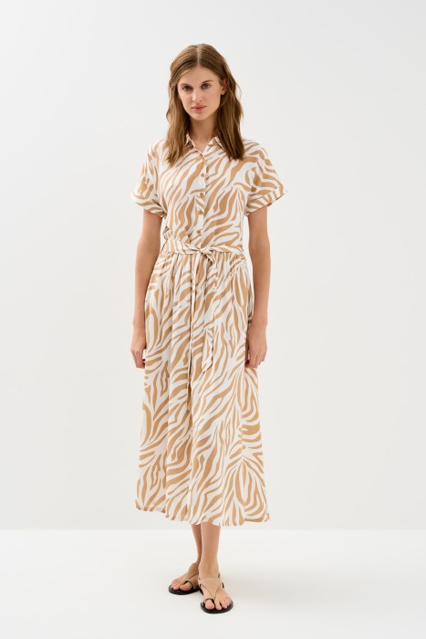 платье с принтом по цене 1620 руб вид справа