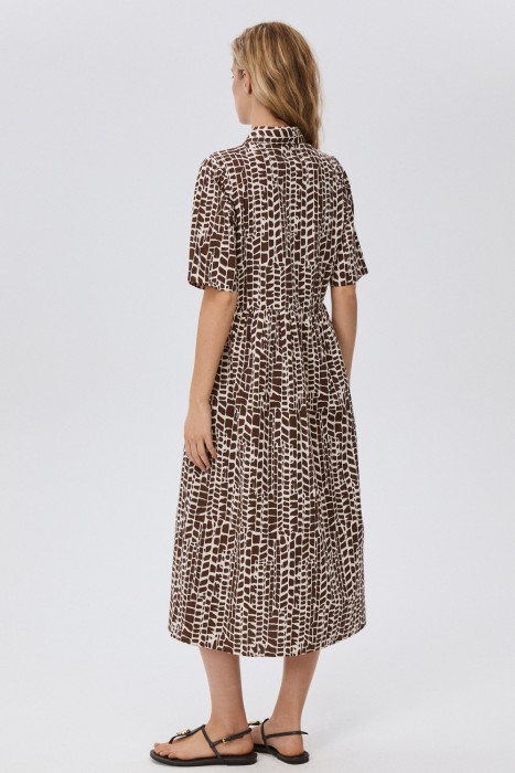 платье с принтом по цене 3350 руб вид справа