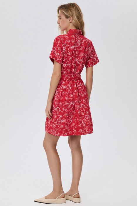 платье с принтом по цене 2680 руб вид справа