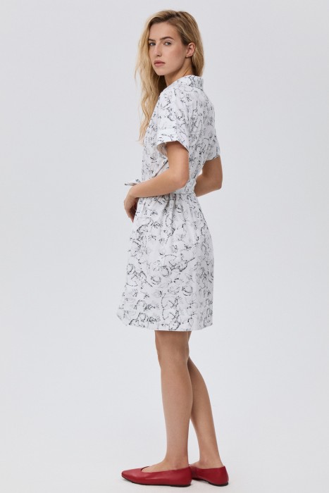 платье с принтом по цене 2680 руб вид справа