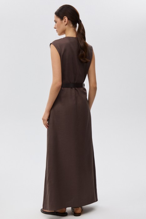 платье с ремнем по цене 5360 руб вид справа