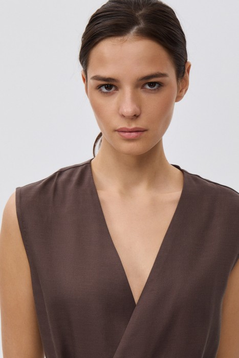 платье с ремнем из россии вид сбоку