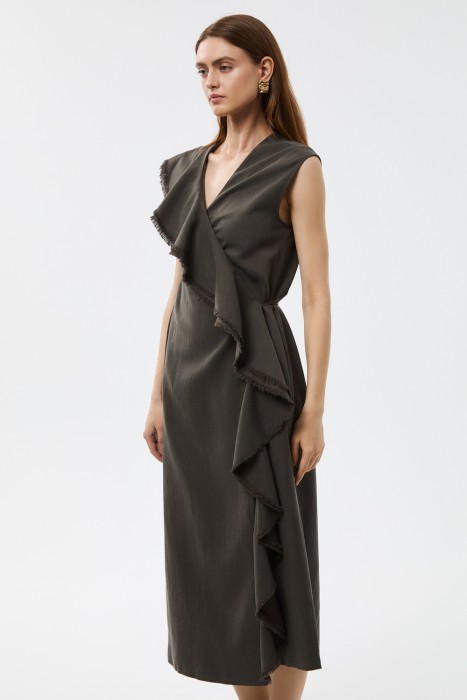 платье с воланом по цене 5360 руб вид справа