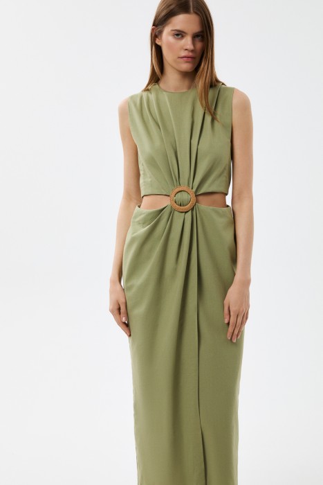 платье с вырезами от бренда снежная королева вид слева