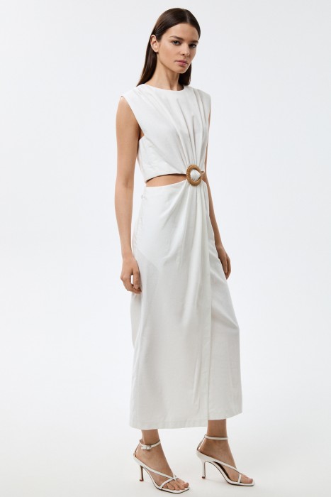 платье с вырезами от бренда снежная королева вид слева