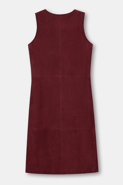 платье-туника из натуральной замши по цене 33990 руб вид справа