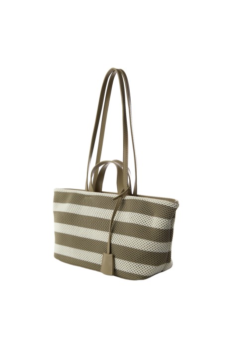 плетеная сумка из текстиля из россии вид сбоку