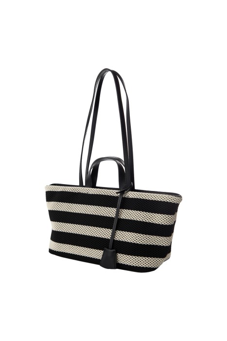 плетеная сумка из текстиля из россии вид сбоку