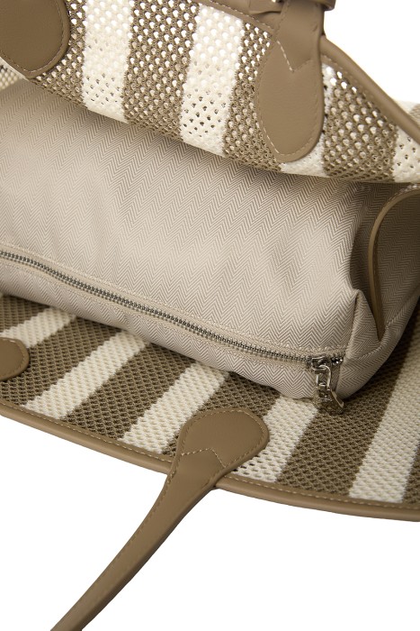 плетеная сумка из текстиля по цене 3680 руб вид справа