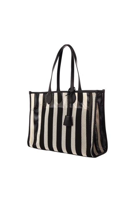 плетеная сумка из текстиля по цене 3680 руб вид справа